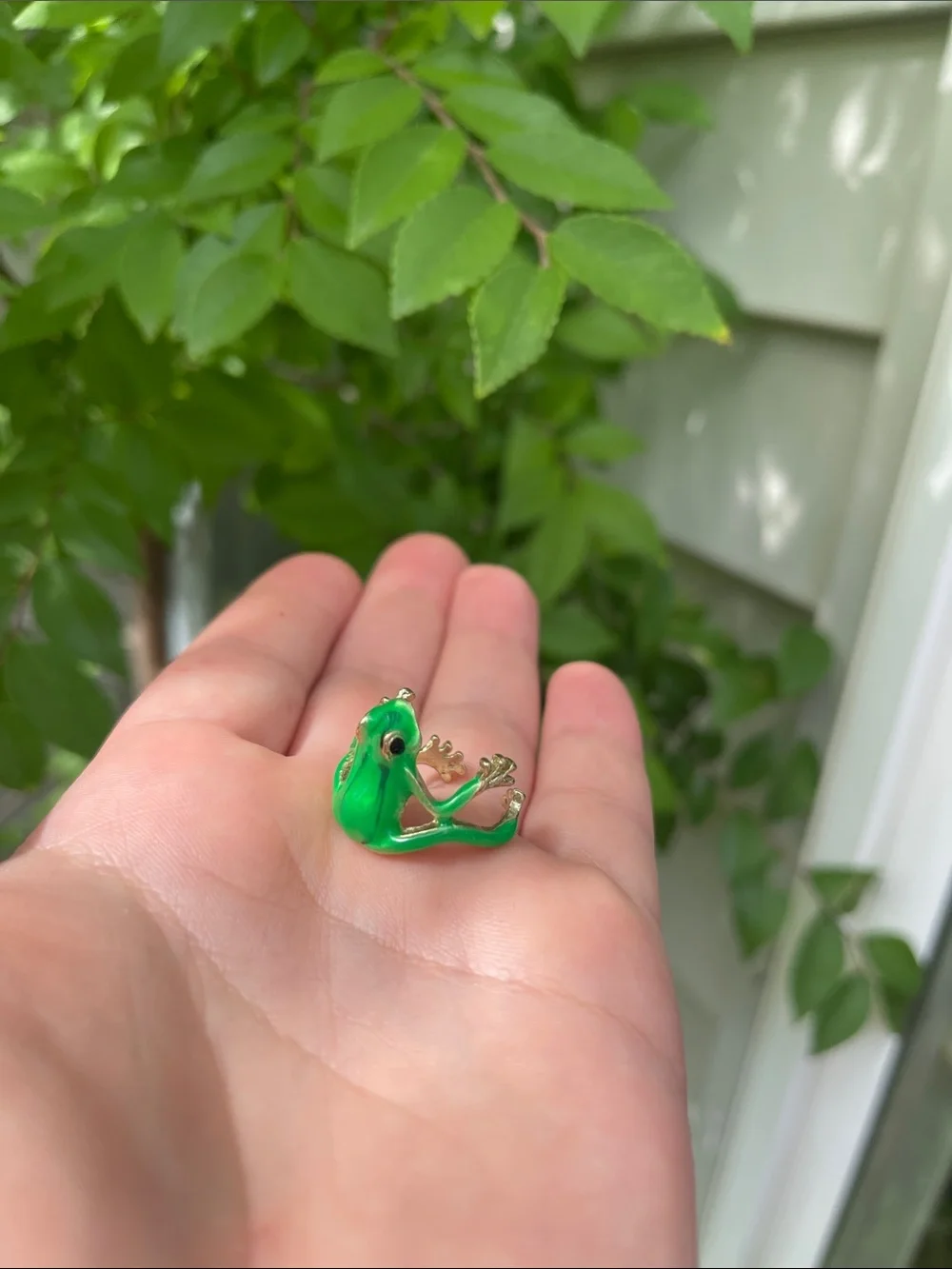 NEW! Unique Enamel Frog Wrap Ring. 🐸 A7-224